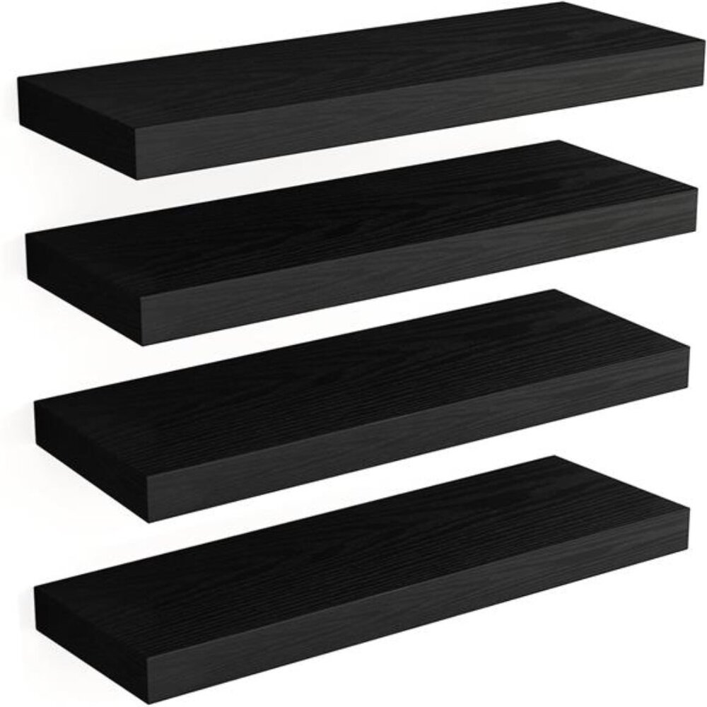Floating Shelves for Wall, Wall Mounted Rustic Wood Shelves